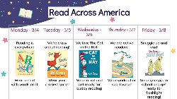 Read Across America Schedule of Activities